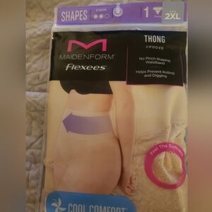 Maidenform Flexees Shapes Thong 2XL